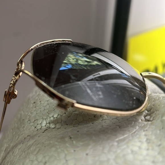 Vintage Christian Dior Eyeglasses Sunglasses Goldtone Frames - Picture 7 of 13